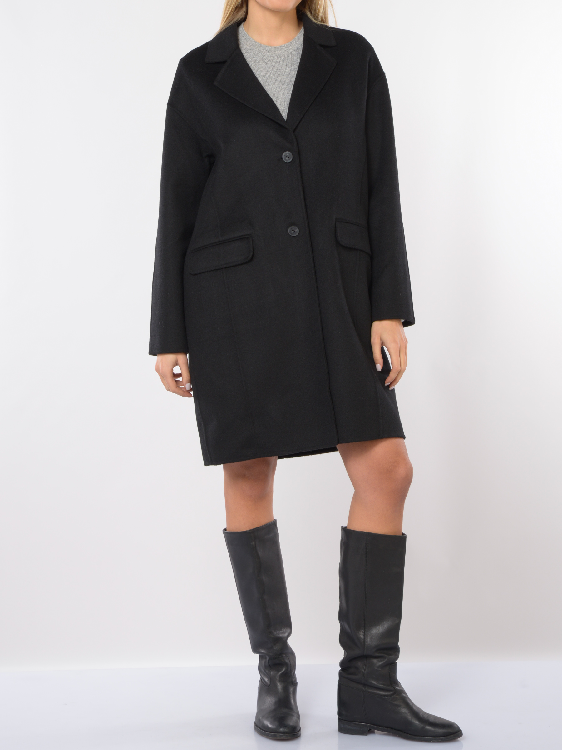 cappotto da donna Kaos over in misto lana e viscosa