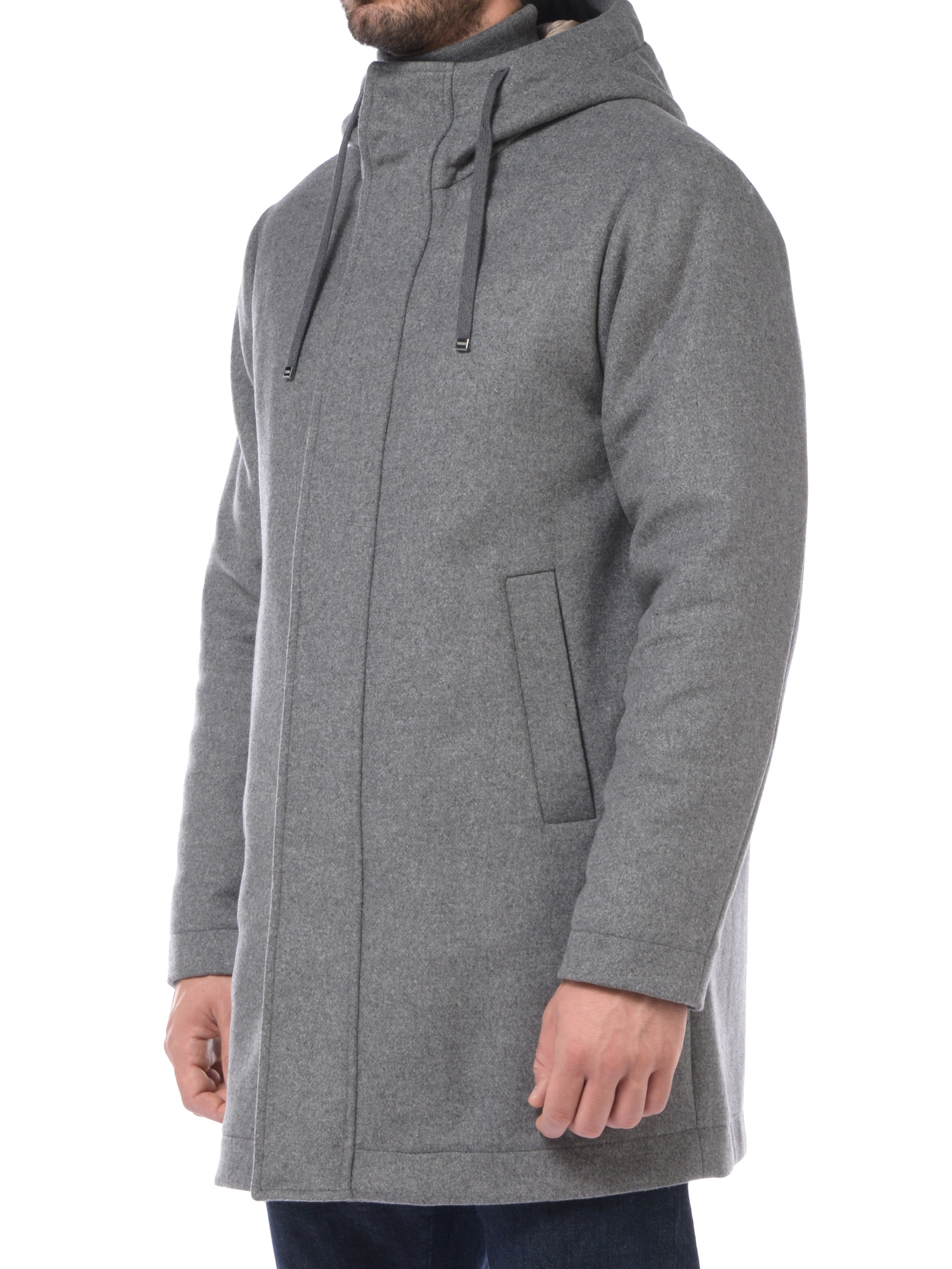 cappotto da uomo Seventy imbottito con cappuccio