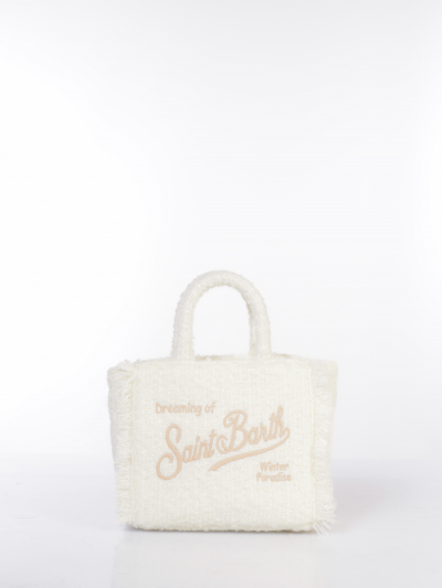 borsa a mano da donna Mc2 Saint Barth Mini effetto tweed con lurex