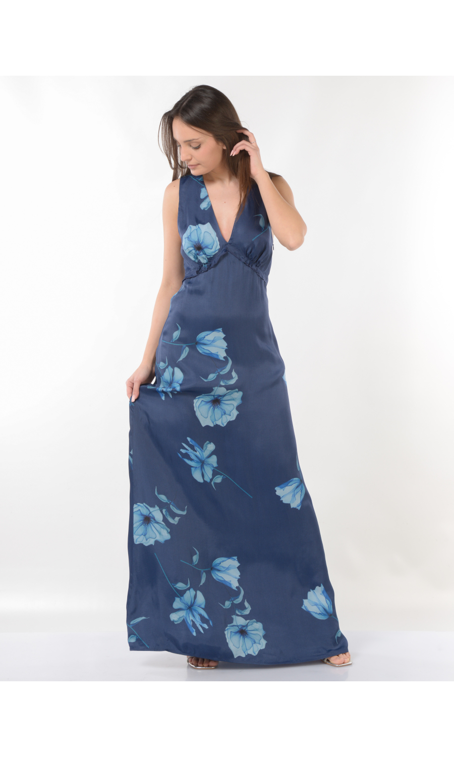 abito lungo da donna Mar De Margaritas Ines a fiori