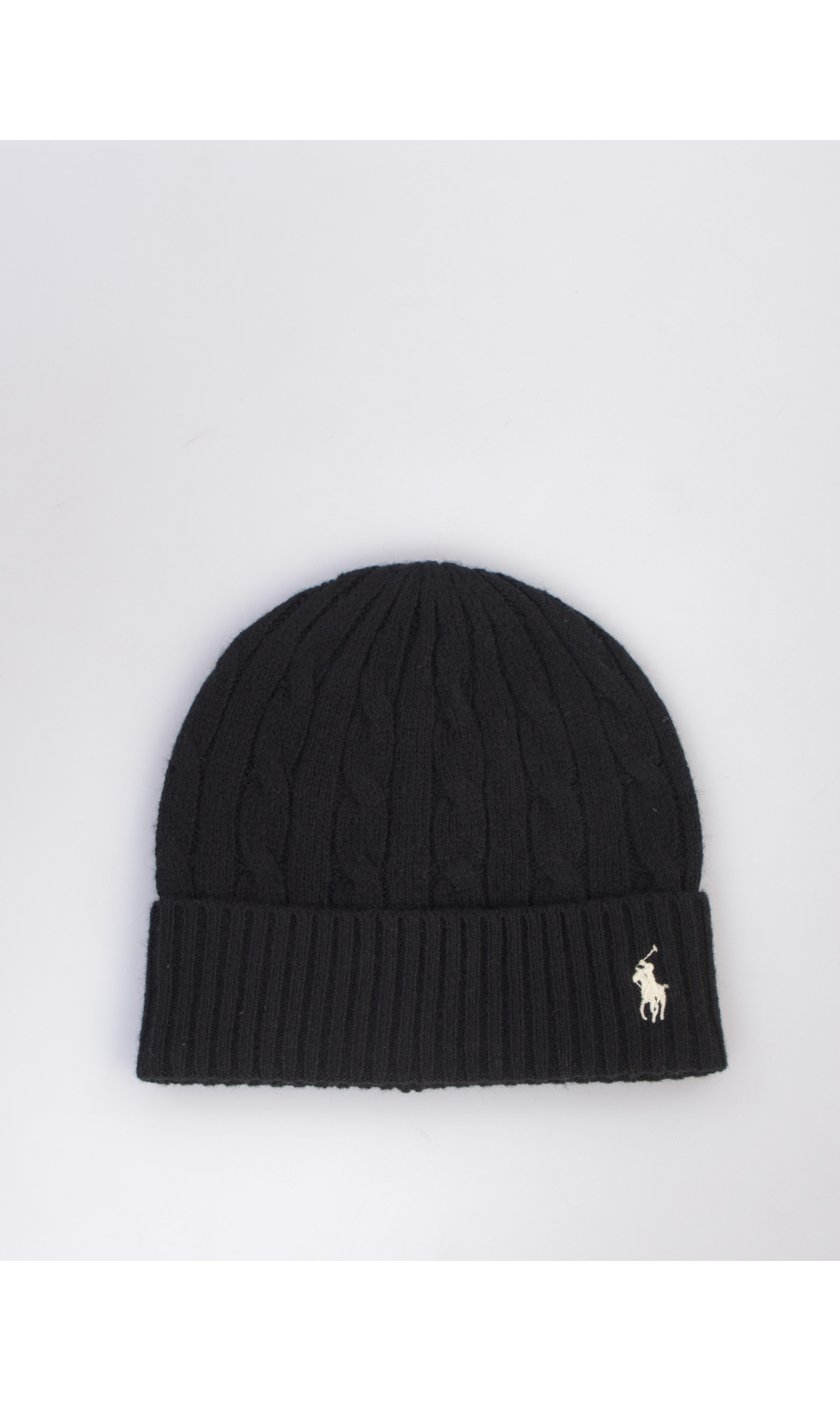 berretto da donna Ralph Lauren in lana e cachemire a trecce