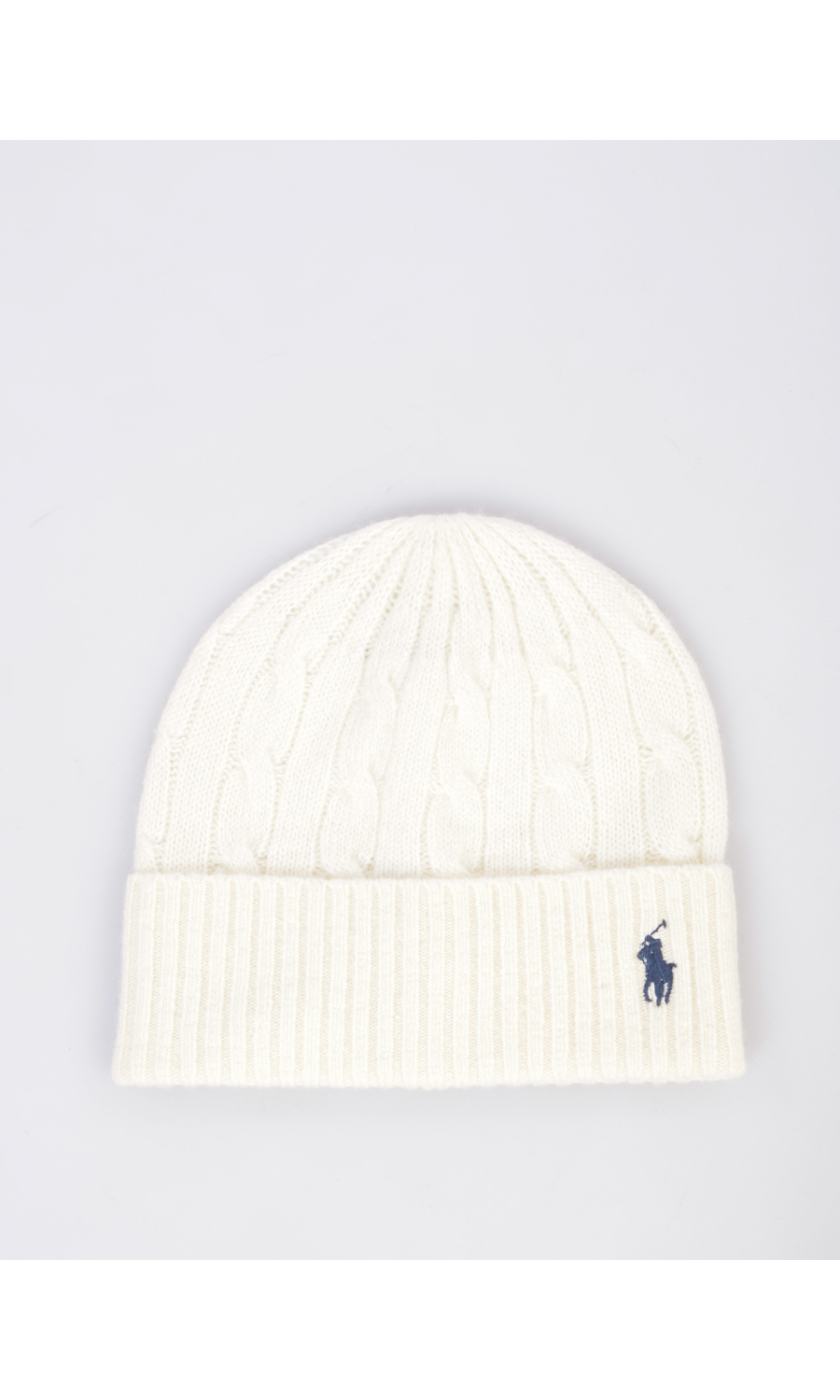 berretto da donna Ralph Lauren in lana e cachemire a trecce