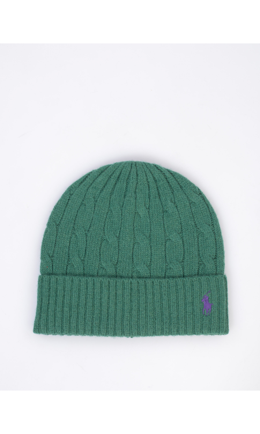 berretto da donna Ralph Lauren in lana e cachemire a trecce