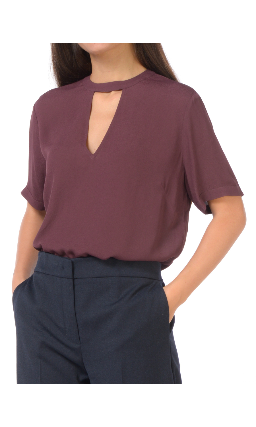 blusa da donna Twinset a manica corta con oblo'