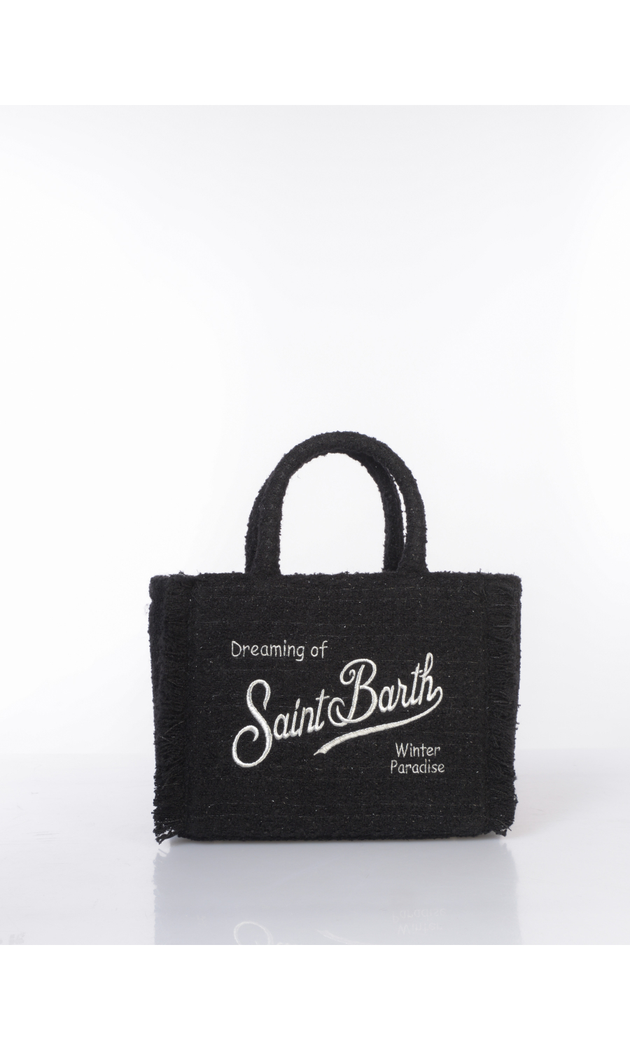 borsa a mano da donna Mc2 Saint Barth Medium effetto tweed con lurex