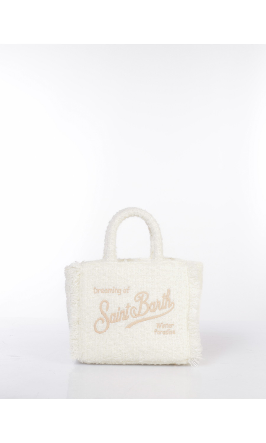 borsa a mano da donna Mc2 Saint Barth Mini effetto tweed con lurex