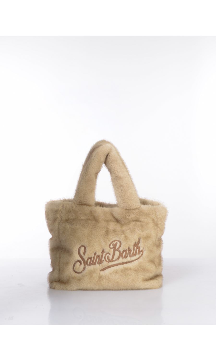 borsa a mano da donna Mc2 Saint Barth Medium effetto peluche