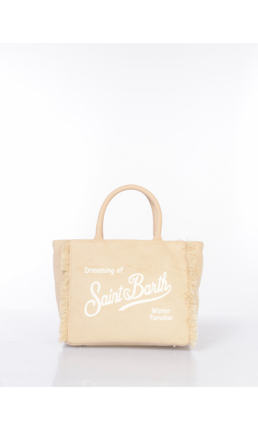 borsa a mano da donna Mc2 Saint Barth Medium in feltro di misto lana