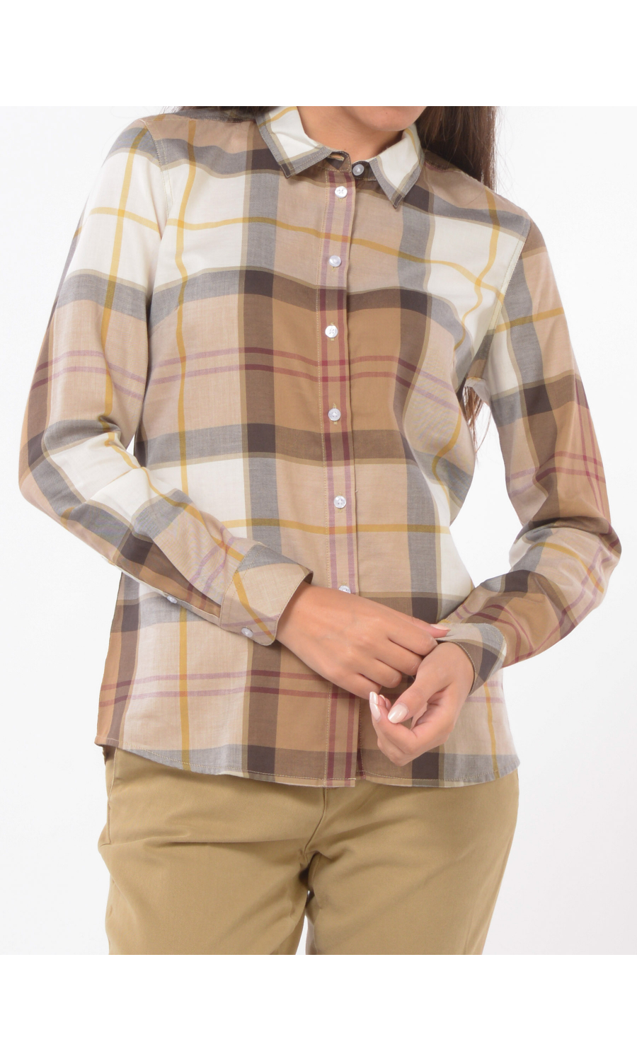 camicia da donna Barbour Regular Fit a fantasia tartan