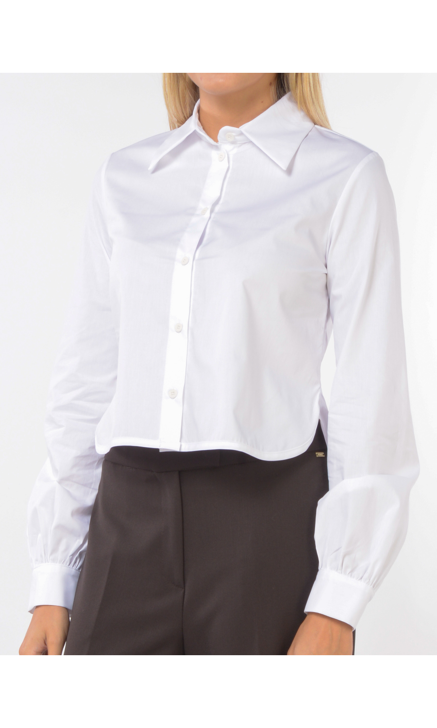 camicia da donna Kaos Jeans cropped in cotone