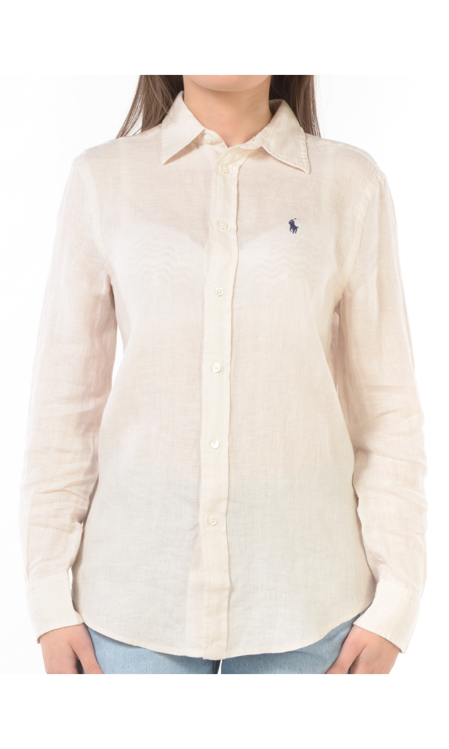 camicia da donna Ralph Lauren Classic Fit in lino