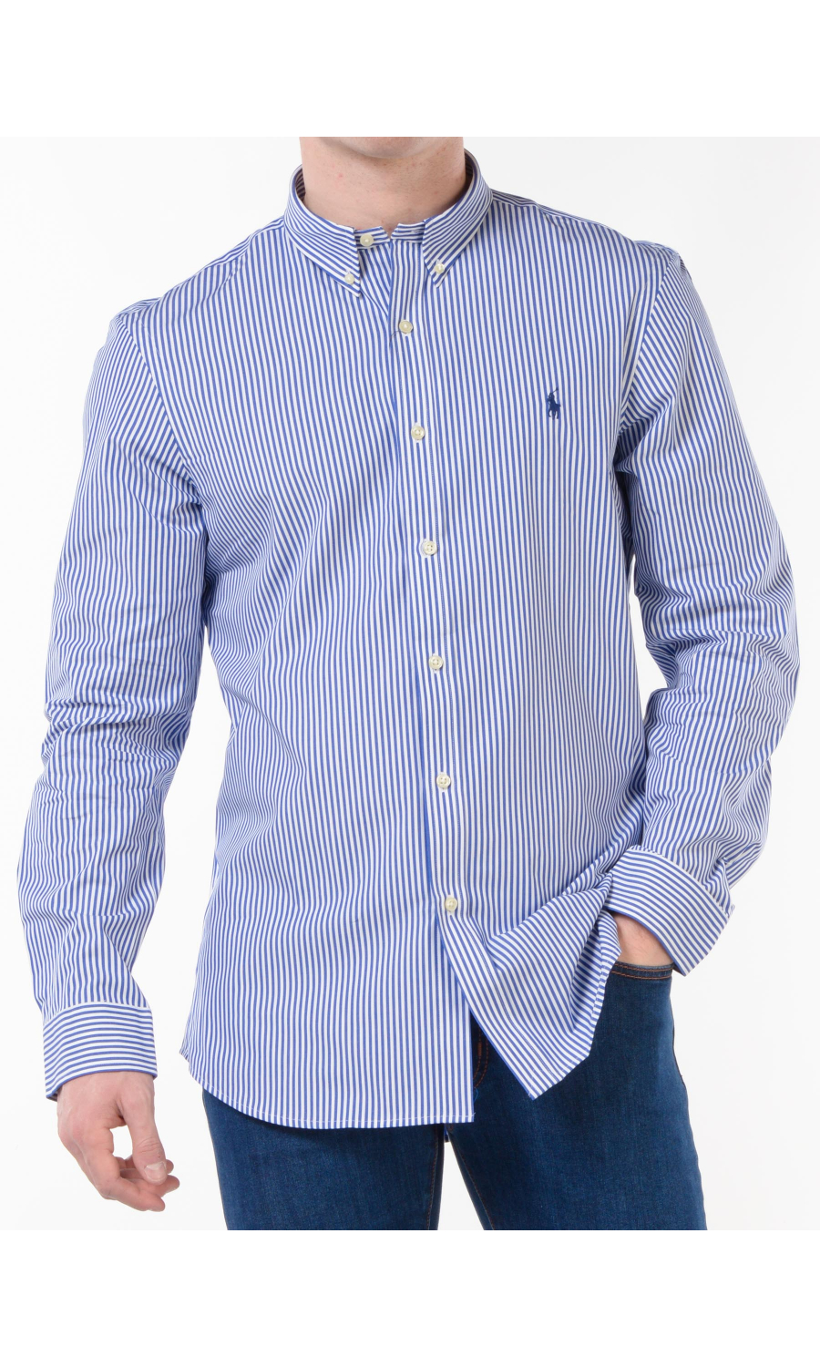 camicia da uomo Ralph Lauren Slim Fit a righe