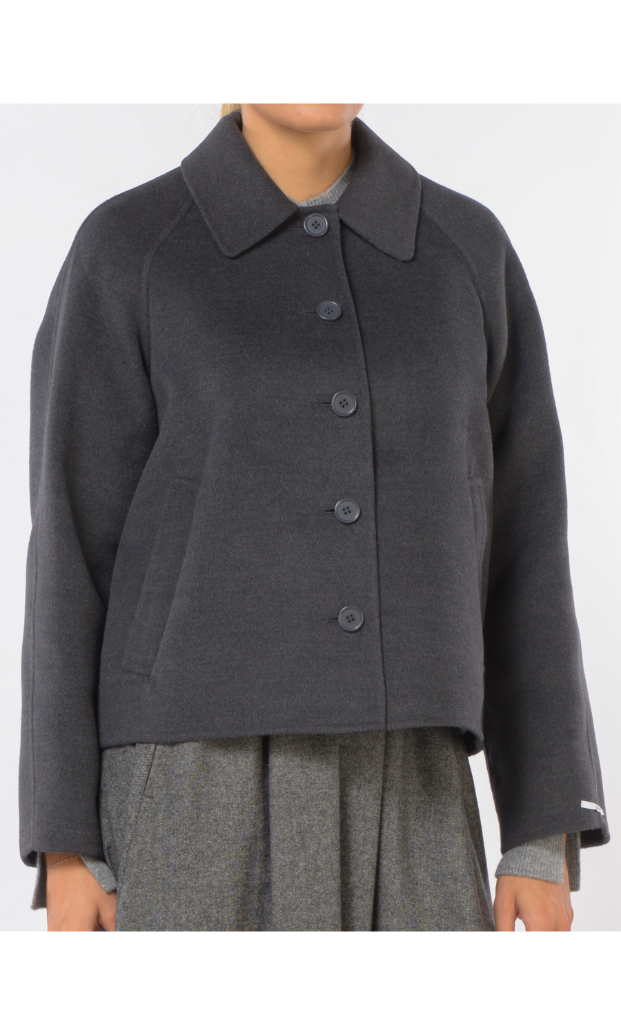 cappotto da donna Emme By Marella Clip corto a manopetto