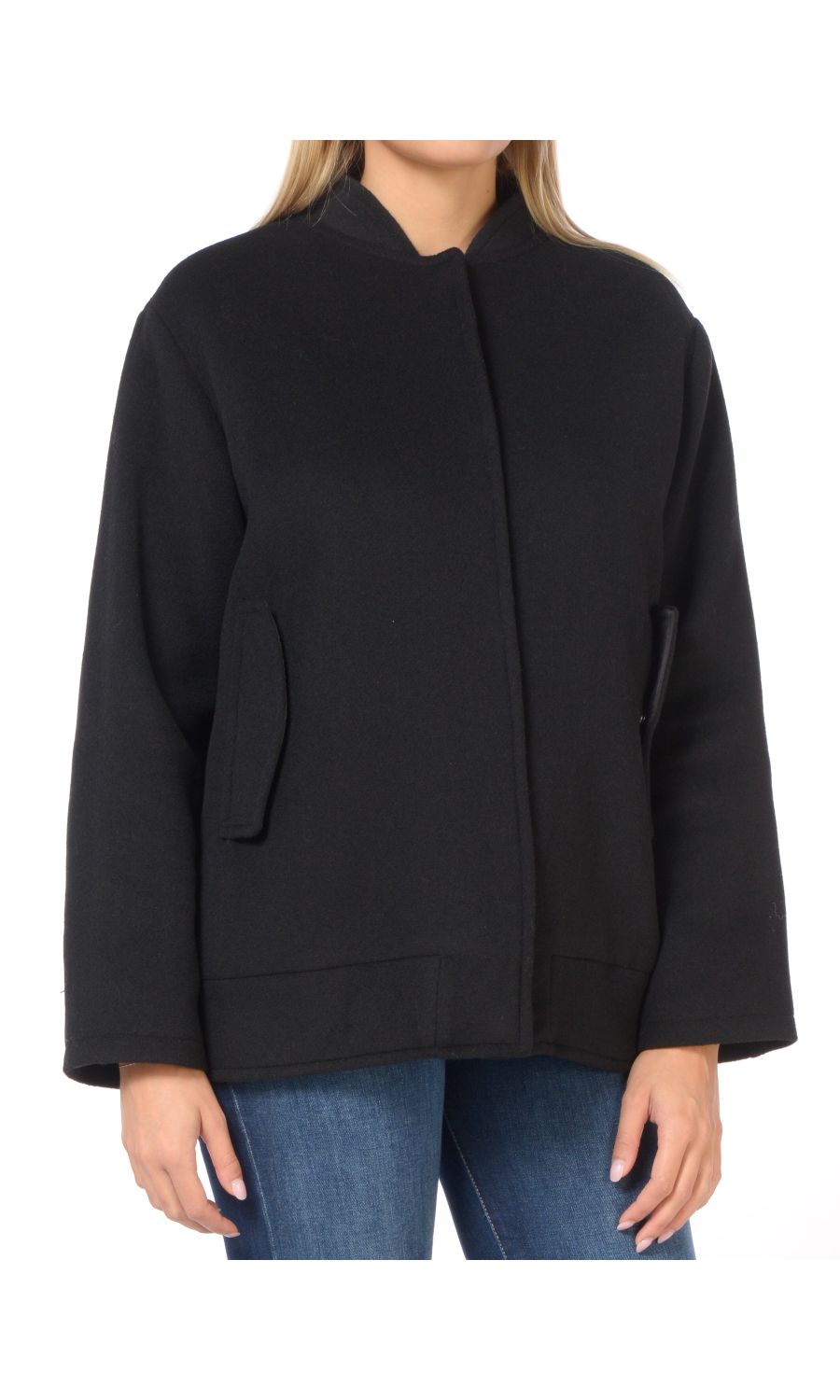 cappotto da donna Emme By Marella collo a fascetta con tasche