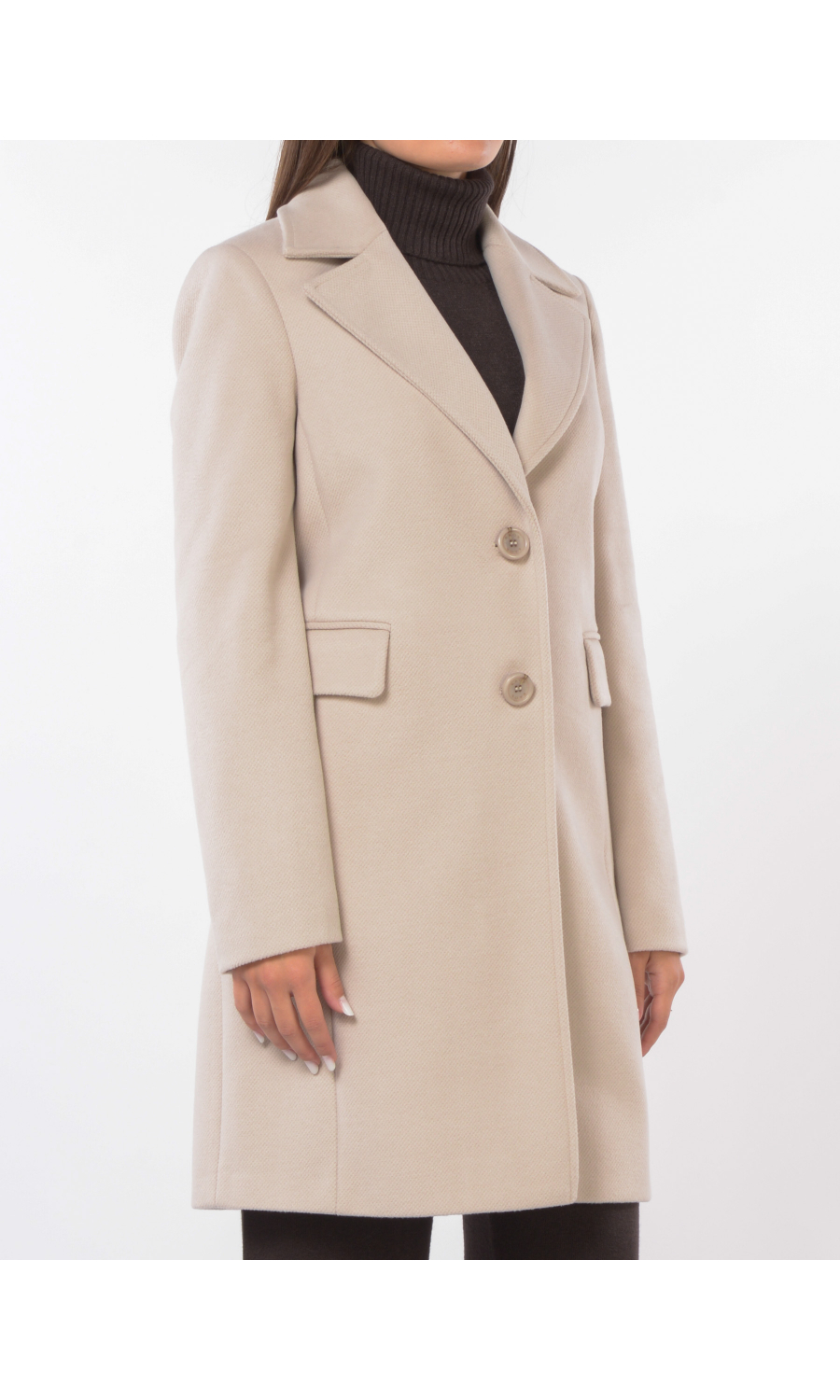 cappotto da donna Kaos Jeans a monopetto con tasche