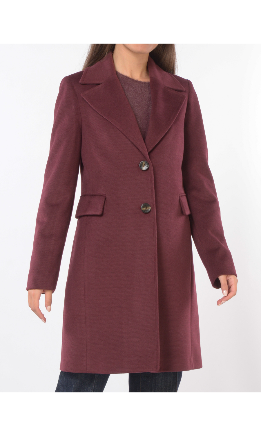 cappotto da donna Kaos Jeans a monopetto con tasche