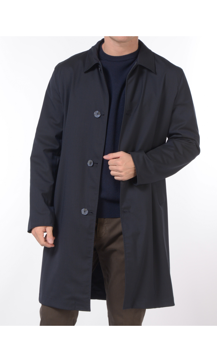 cappotto da uomo Cruna in lana reversibile