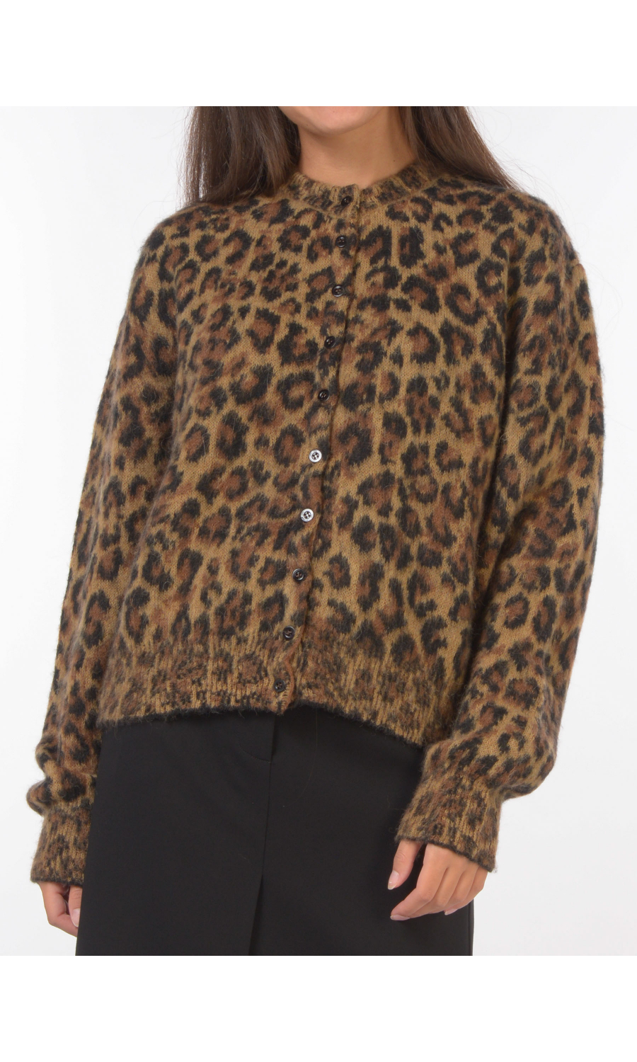 cardigan da donna Aniye By girocollo animalier
