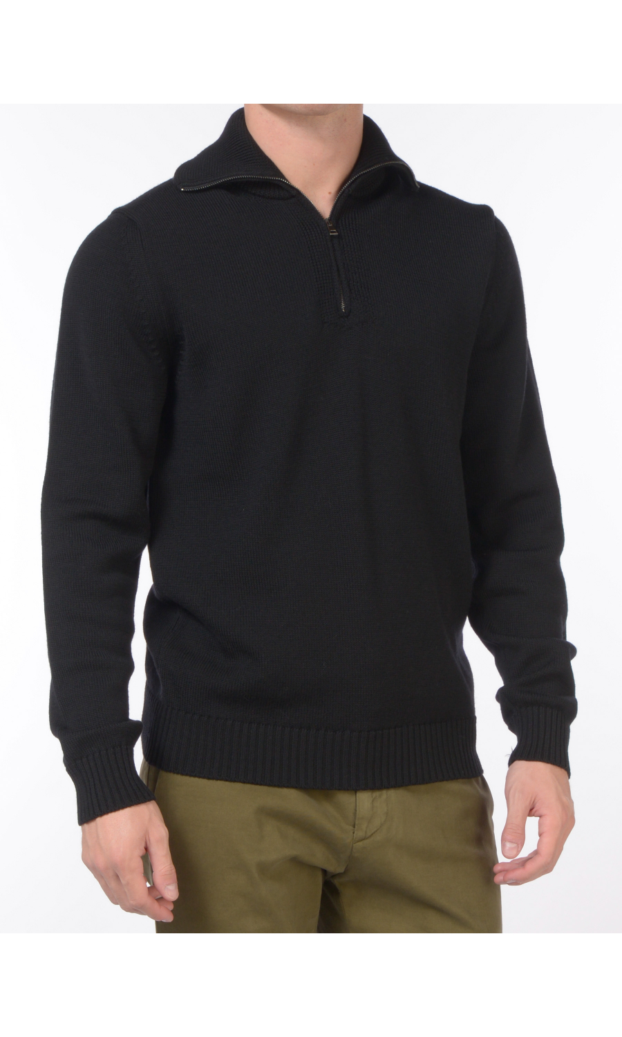 maglia da uomo Jeordies mezza zip collo alto