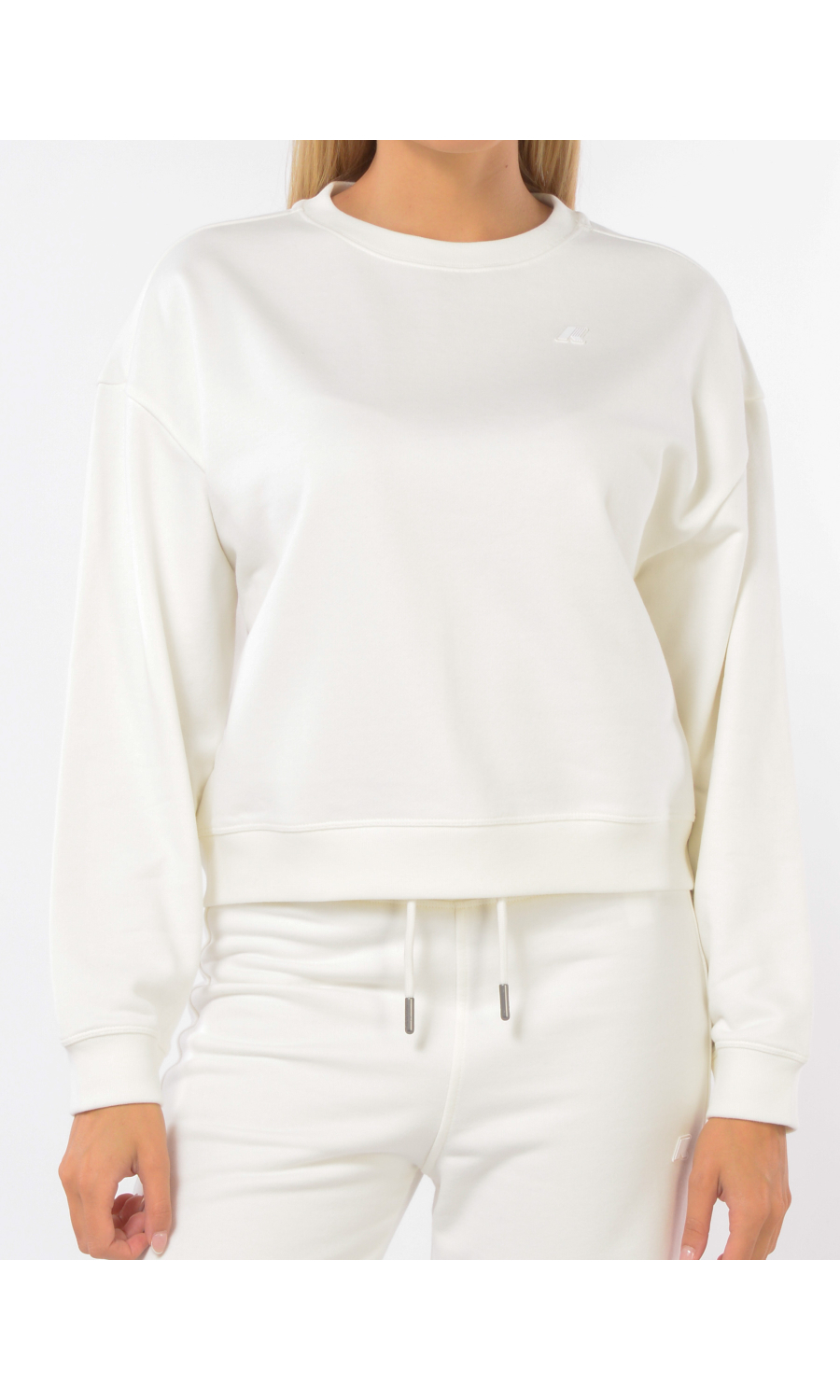 felpa da donna K Way boxy a girocollo