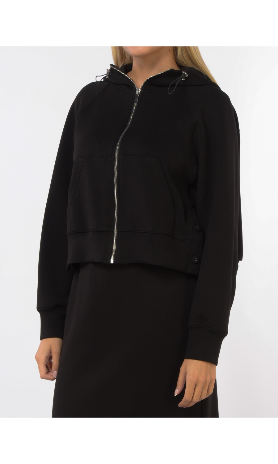 felpa da donna Meimeijcon cappuccio e zip