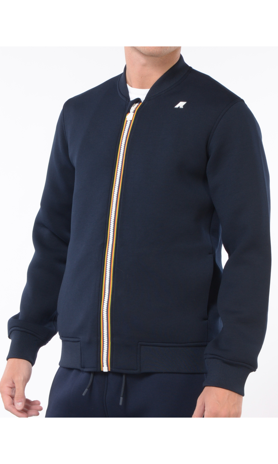 felpa da uomo K Way abel spacer bomber