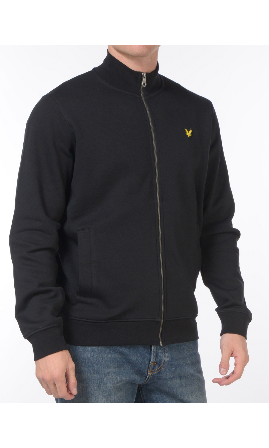 felpa da uomo Lyle&Scott con zip e logo