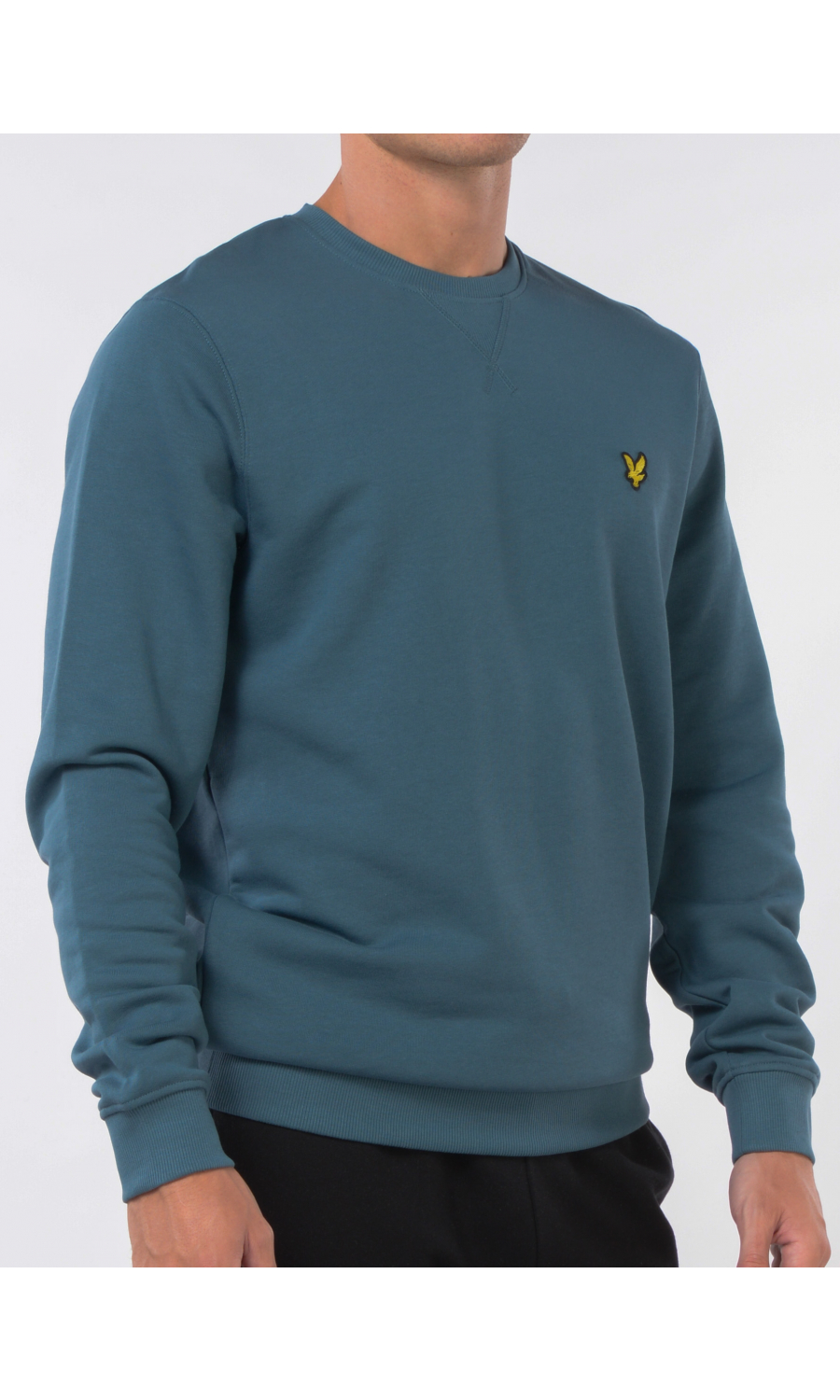 felpa da uomo Lyle&Scott girocollo con logo