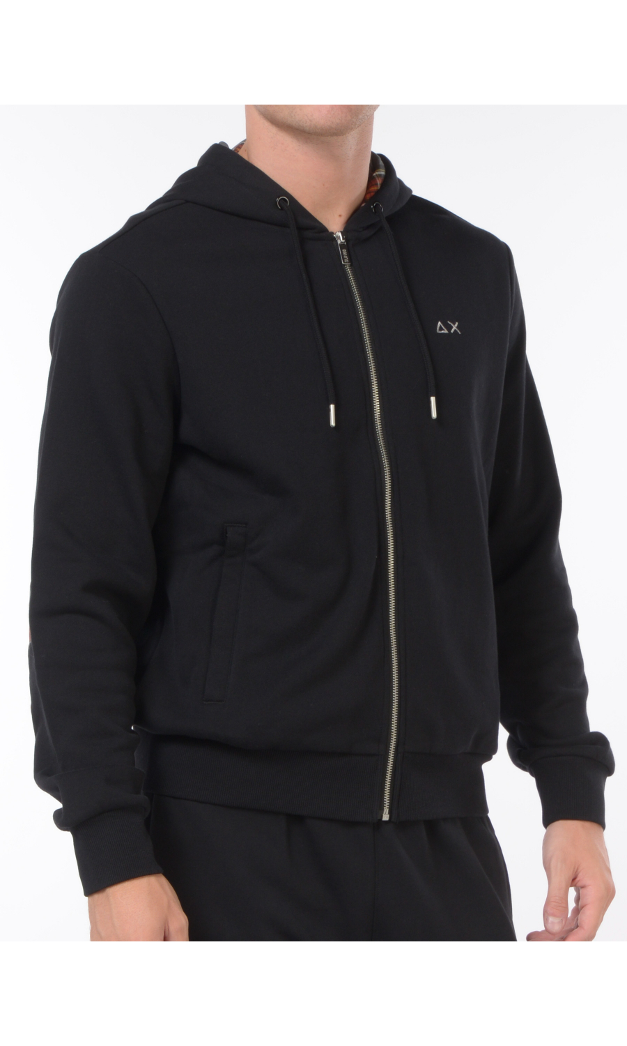 felpa da uomo Sun68 con zip e cappuccio