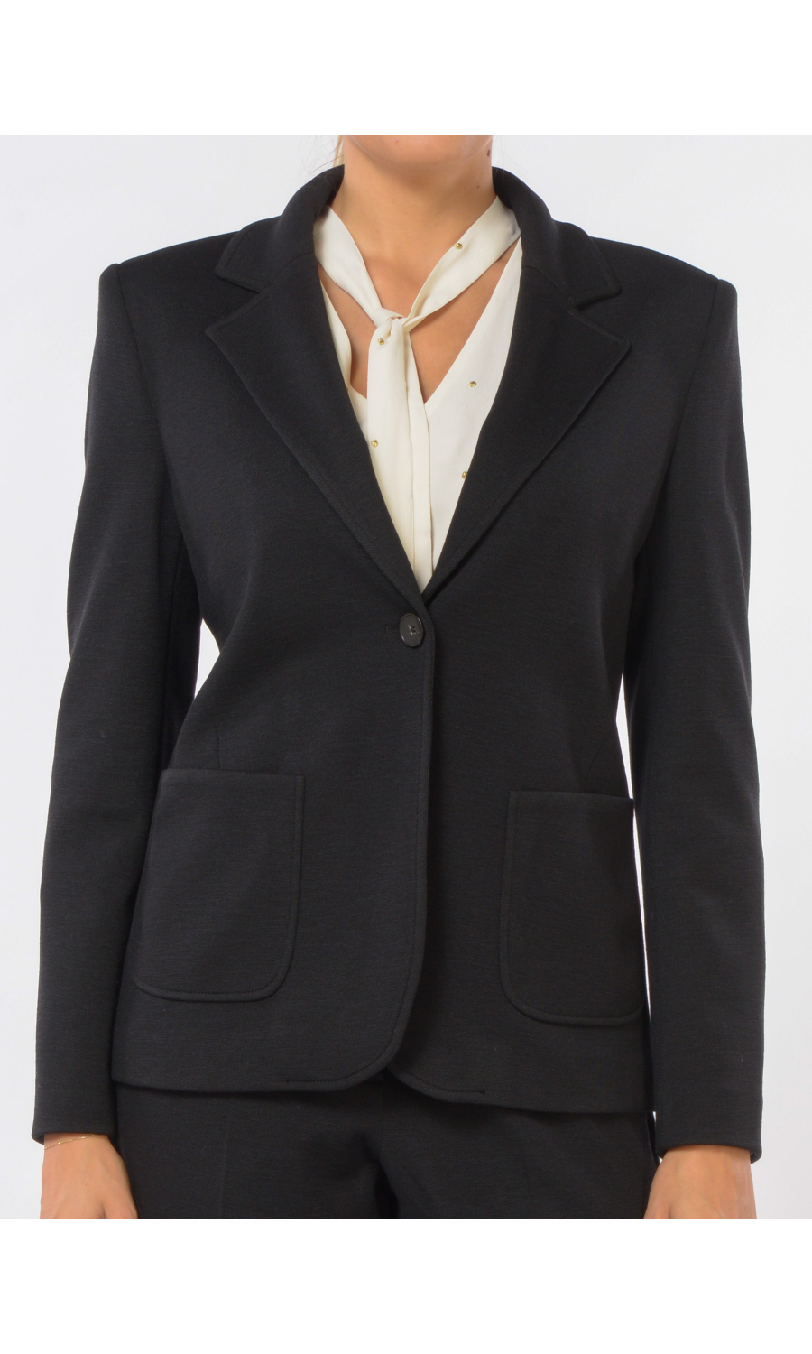 giacca da donna Seventy in misto lana vergine a monopetto