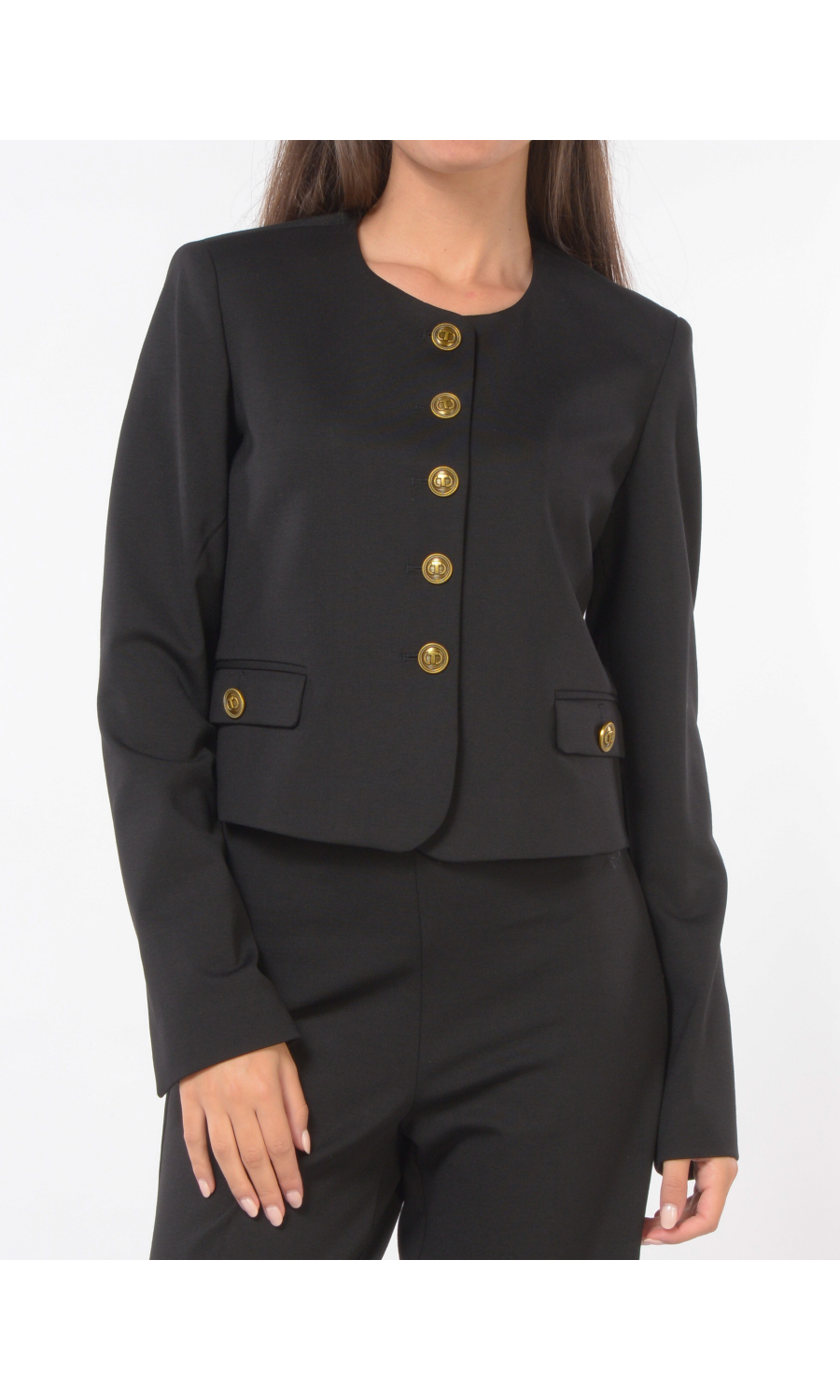 giacca da donna Twinset corta con bottoni