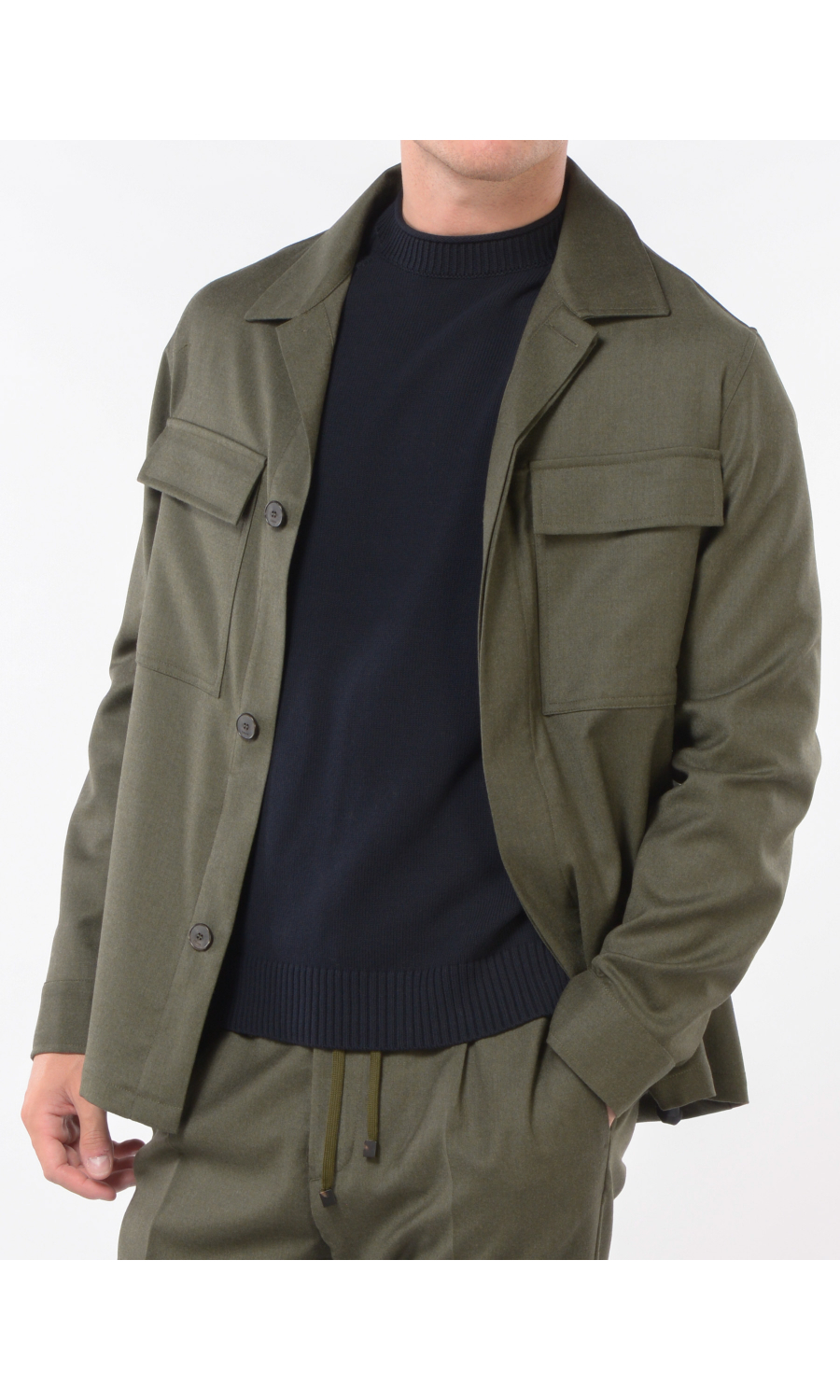 giacca da uomo  a camicia con tasche