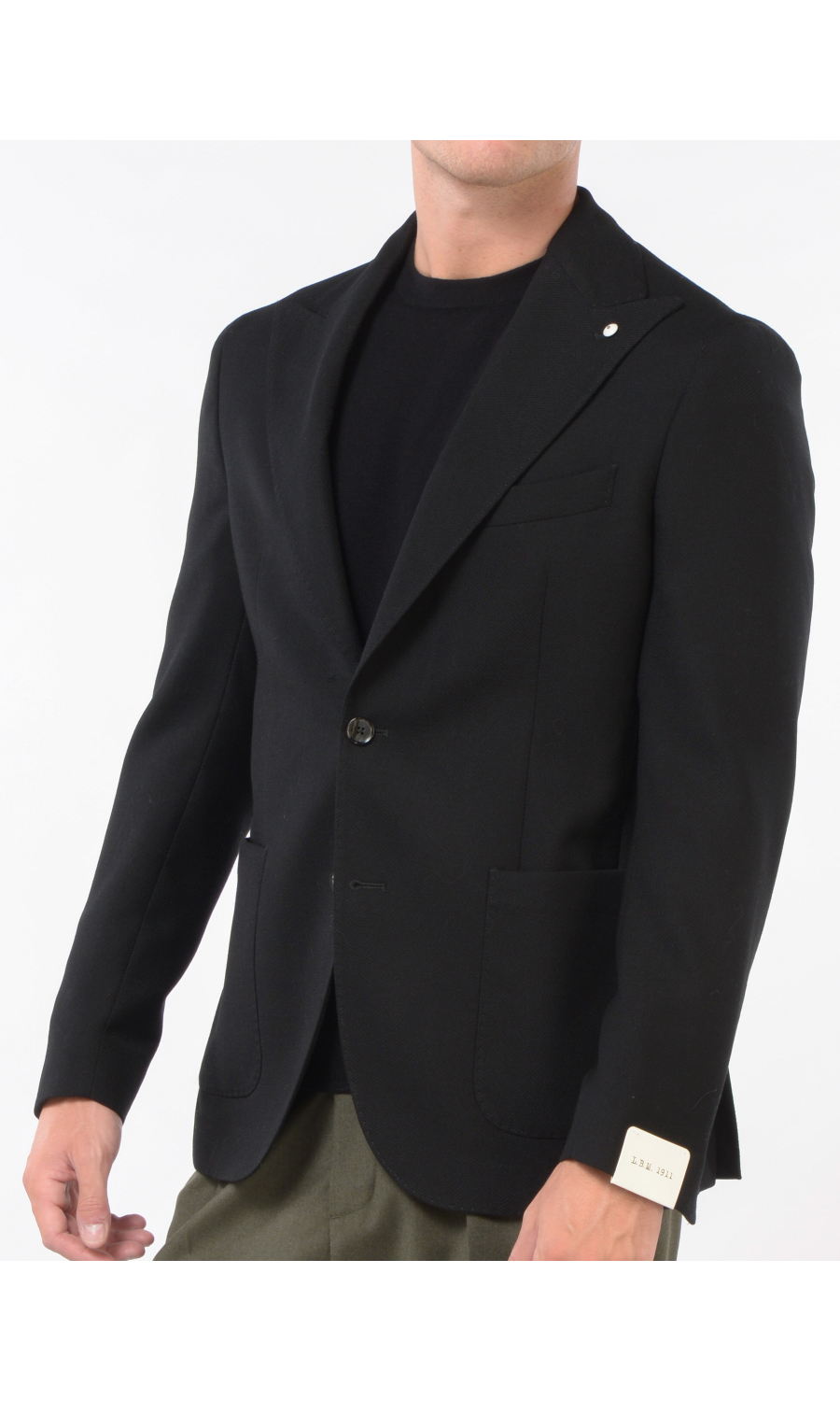 giacca da uomo L.B.M.1911 due bottoni punta lancia