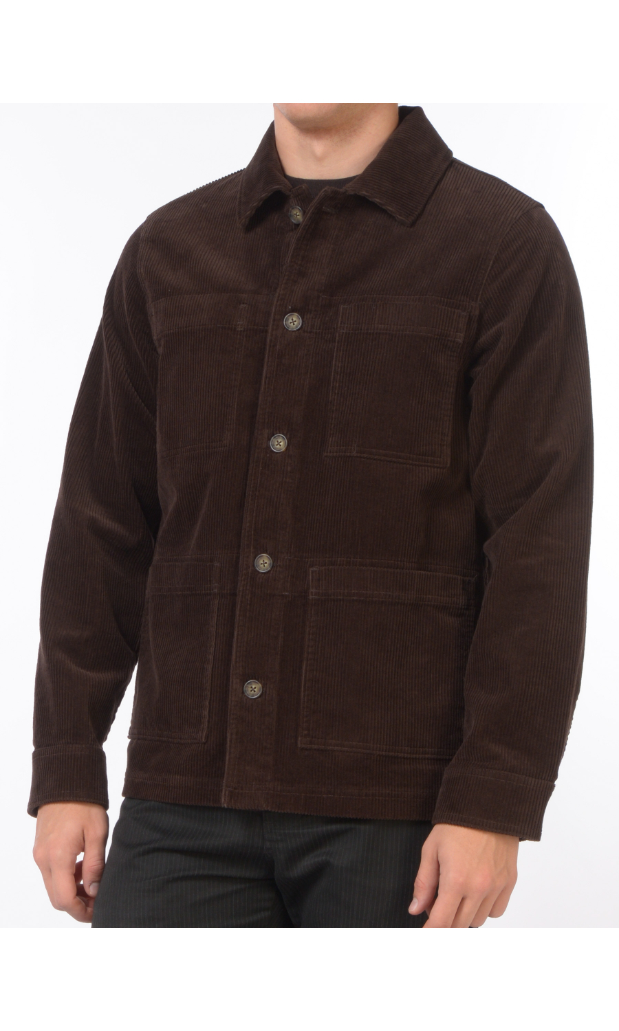 giacca da uomo Sebago a camicia in velluto