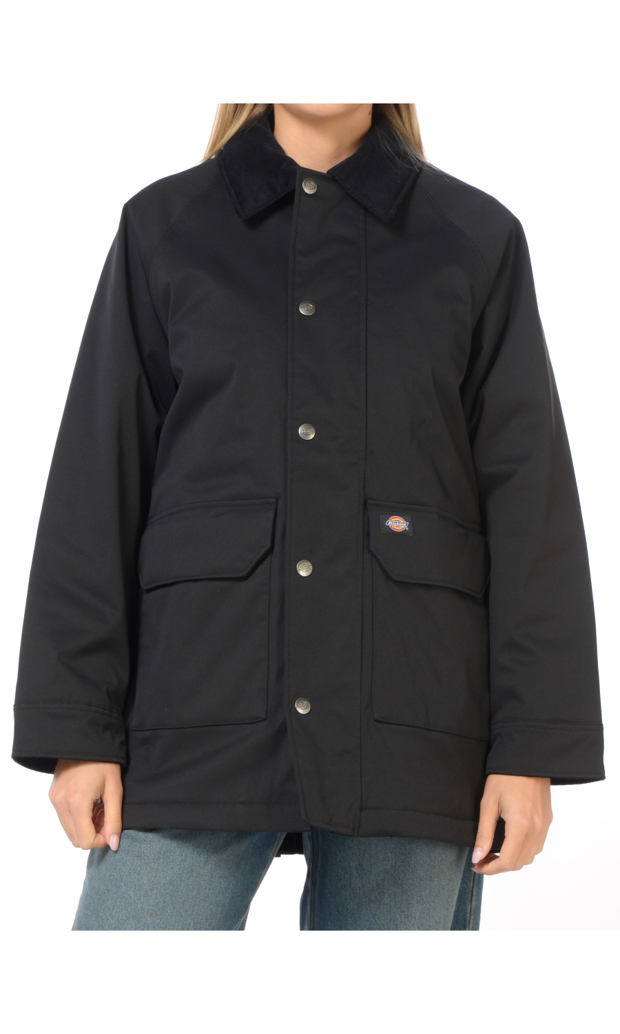 giaccone da donna Dickies collo a camicia con tasche