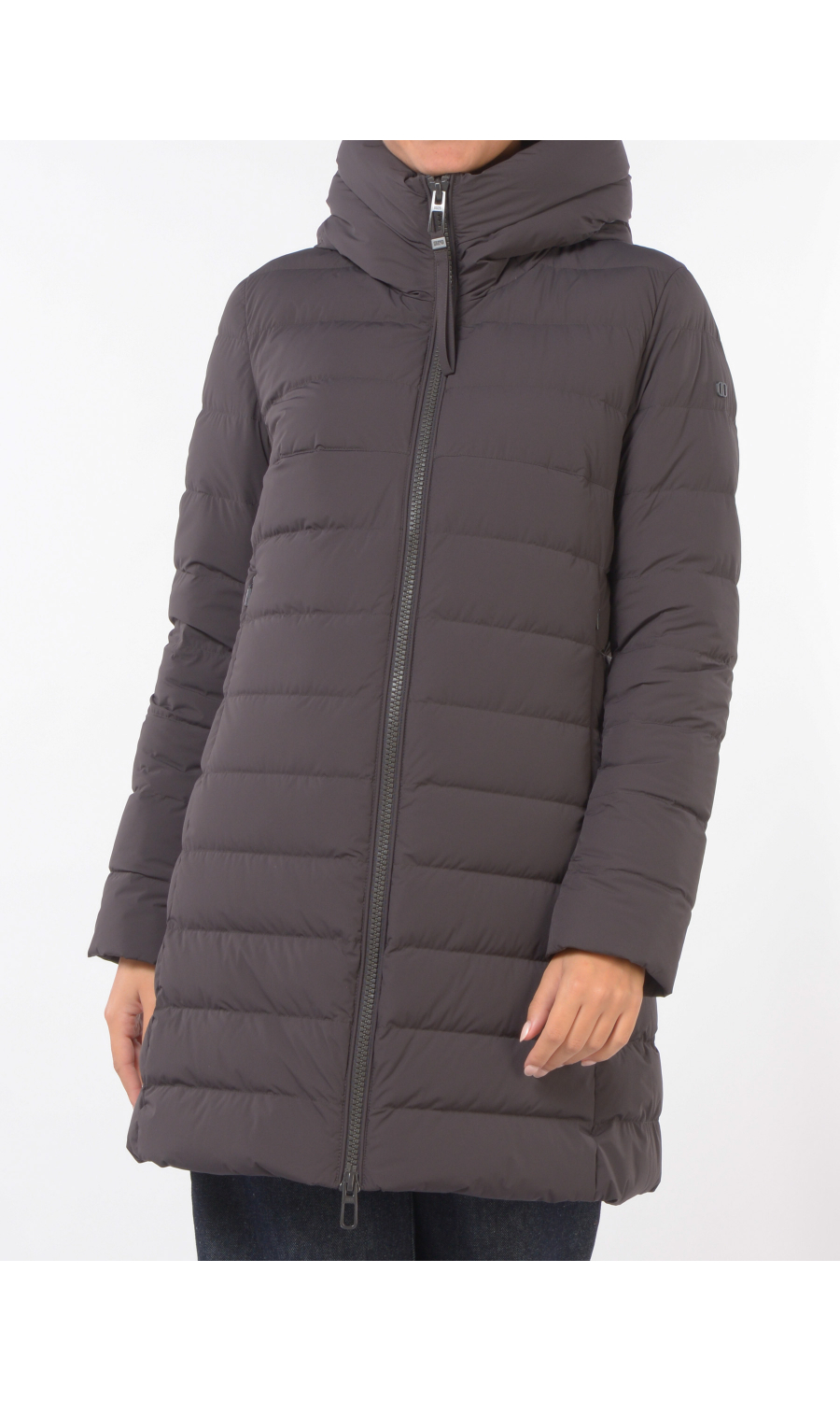 giaccone da donna Duno imbottito con cappuccio