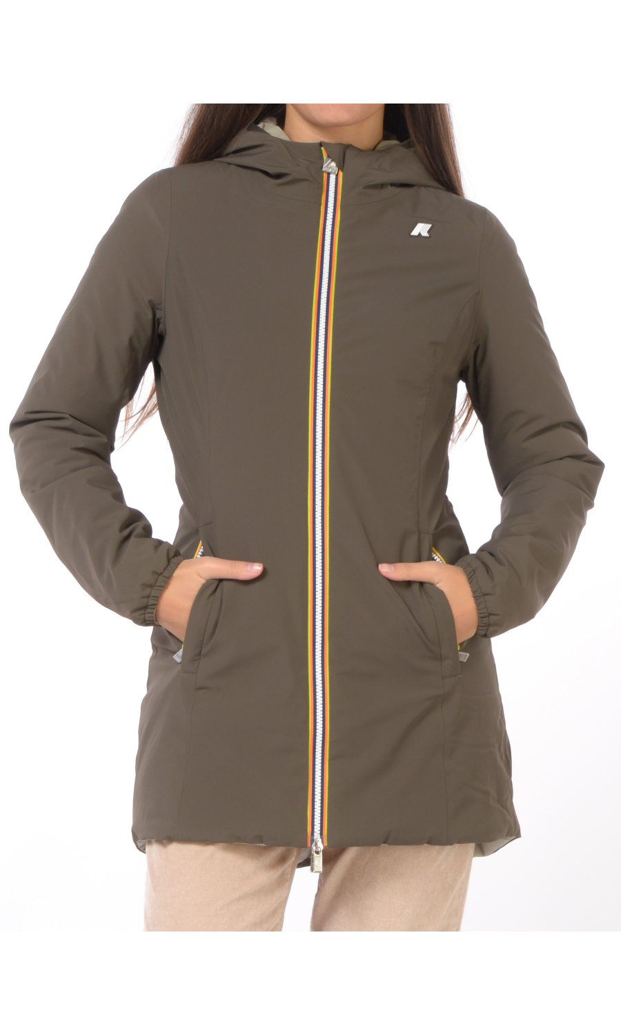 giaccone da donna K Way Denise St Warm reversibile