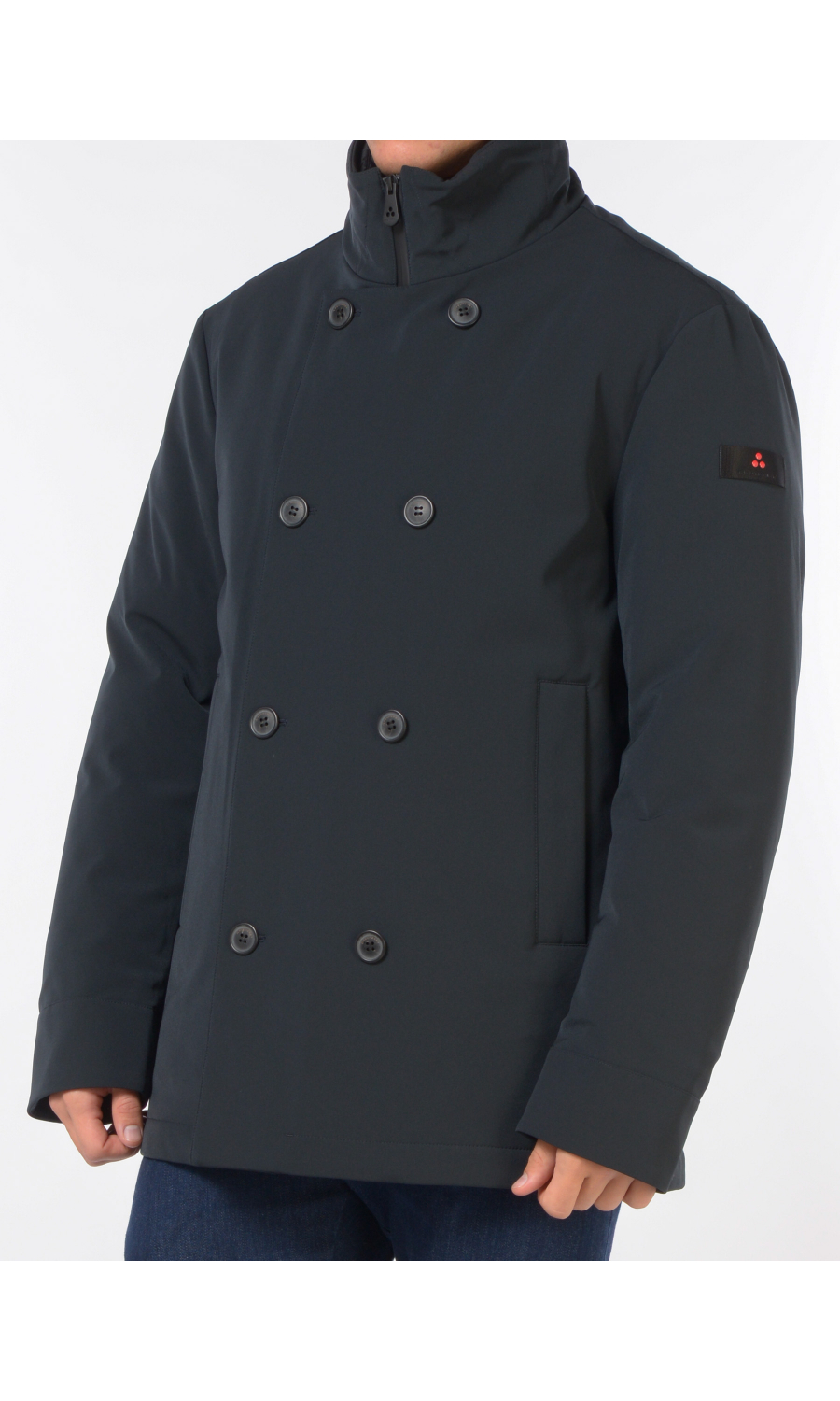 giaccone da uomo Peuterey doppiopetto con stacchino