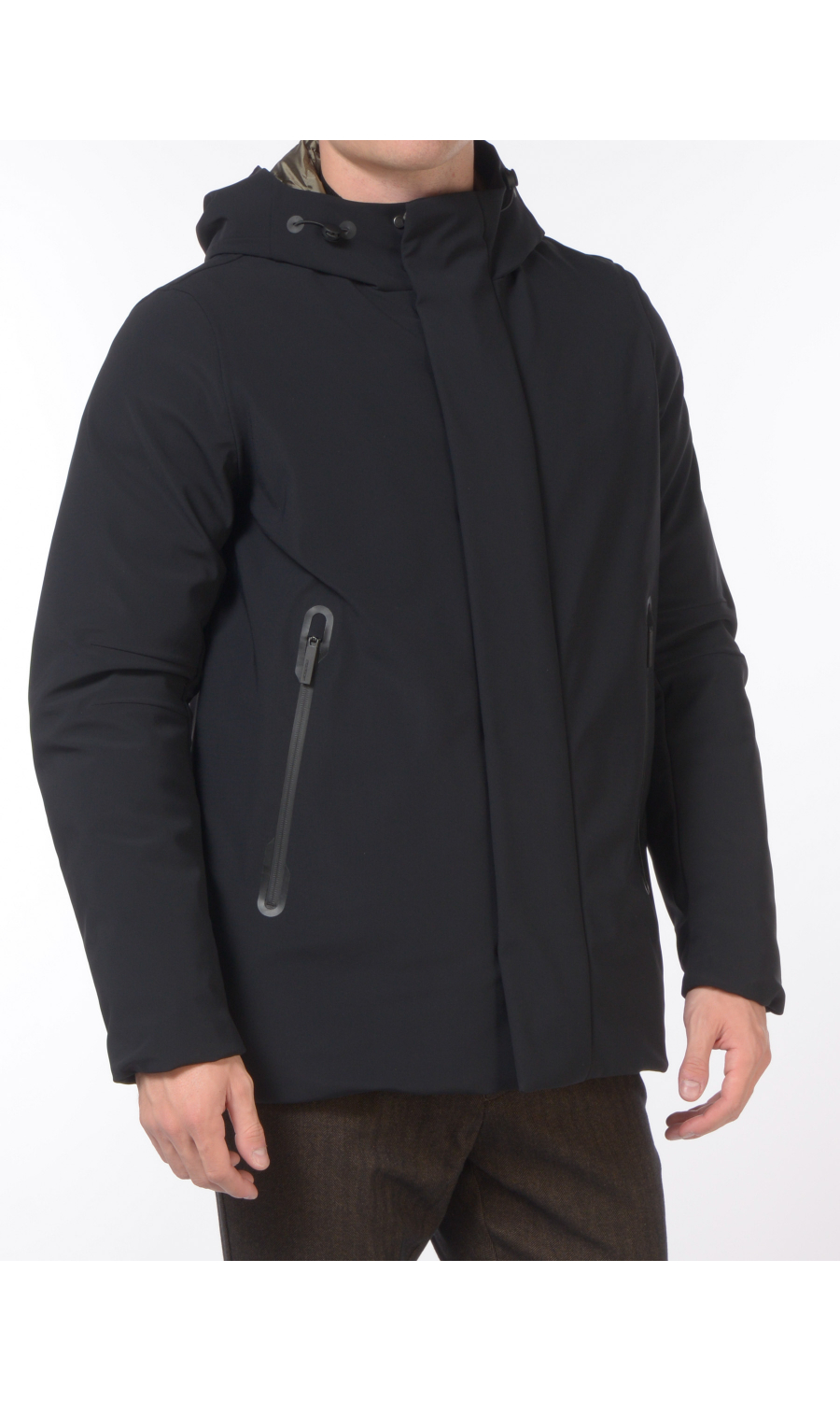 giaccone da uomo Rrd imbottito con cappuccio