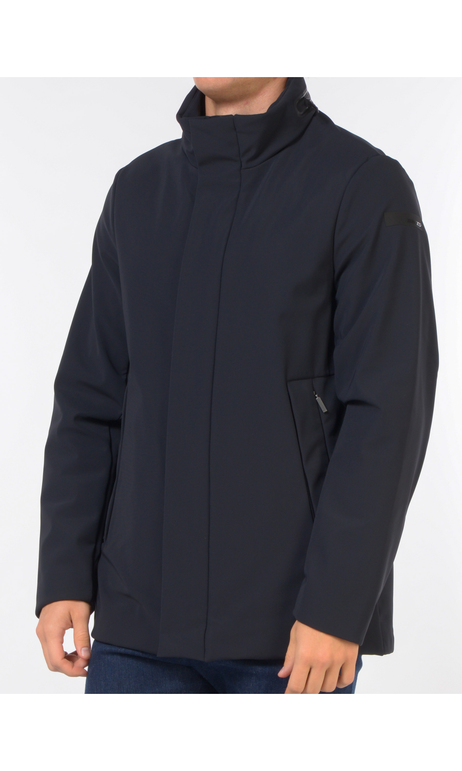 giaccone da uomo Rrd in tessuto tecnico con logo