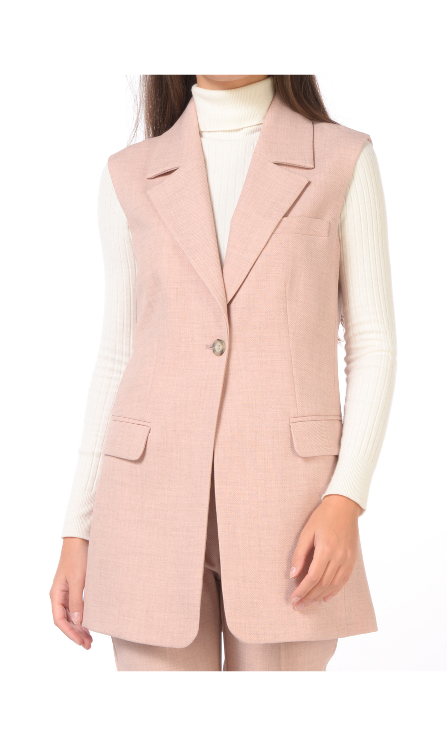 gilet da donna Liu Jo effetto riga con tasche