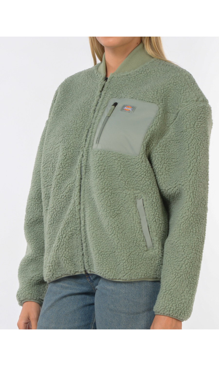 giubbino da donna Dickies Central Sherpa Bomber con tasche