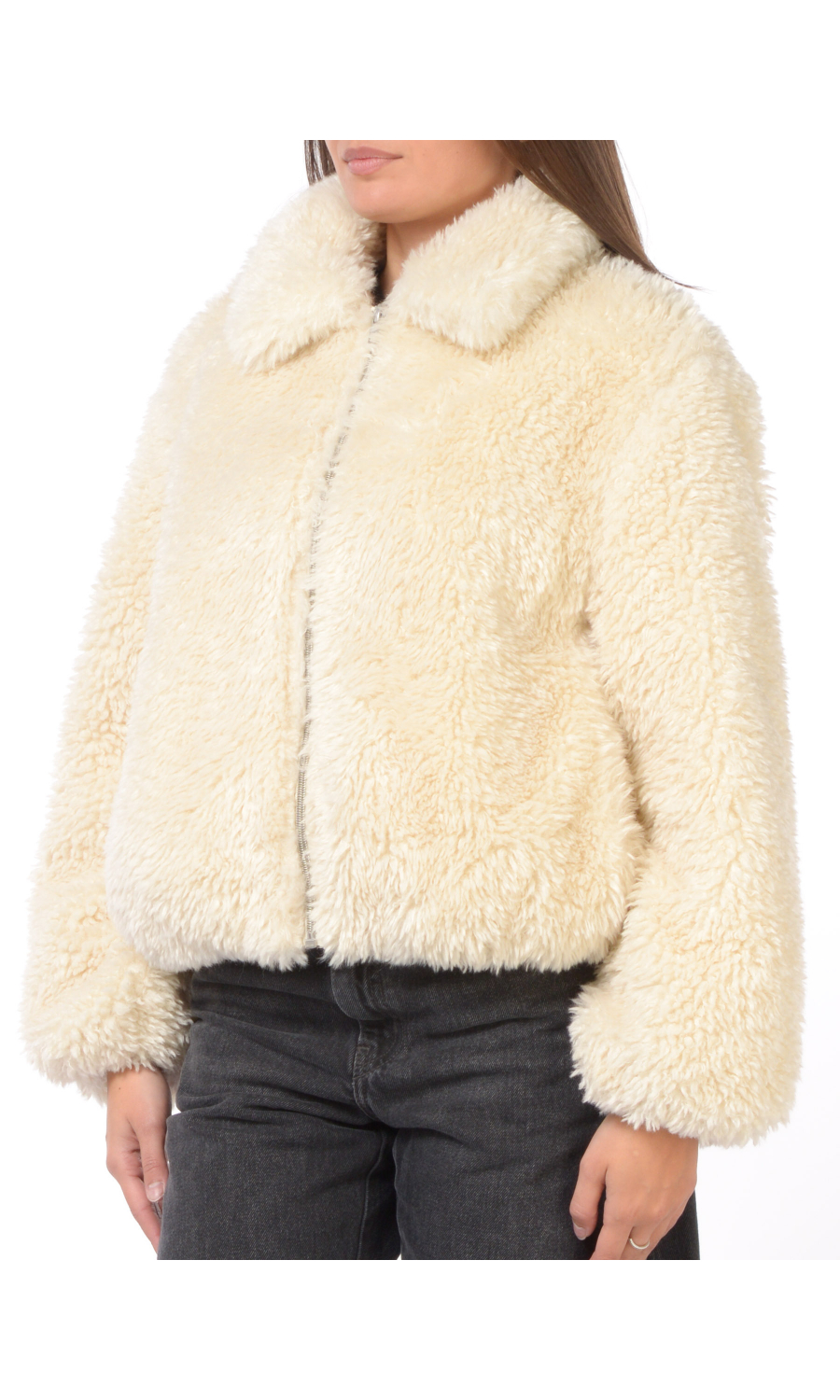 giubbino da donna Levi's® teddy collo a camicia