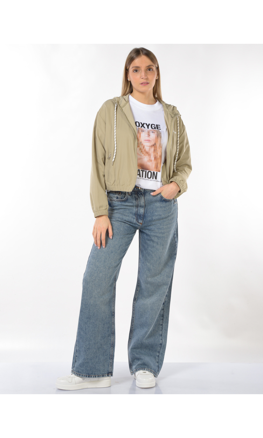 giubbino da donna Patrizia Pepe bomber con cappuccio