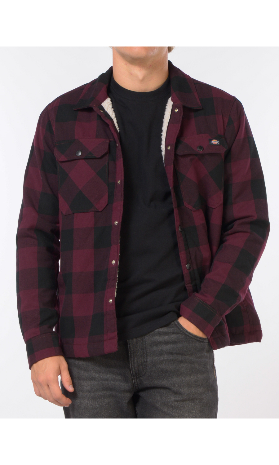 giubbino da uomo Dickies giacca camicia a quadri