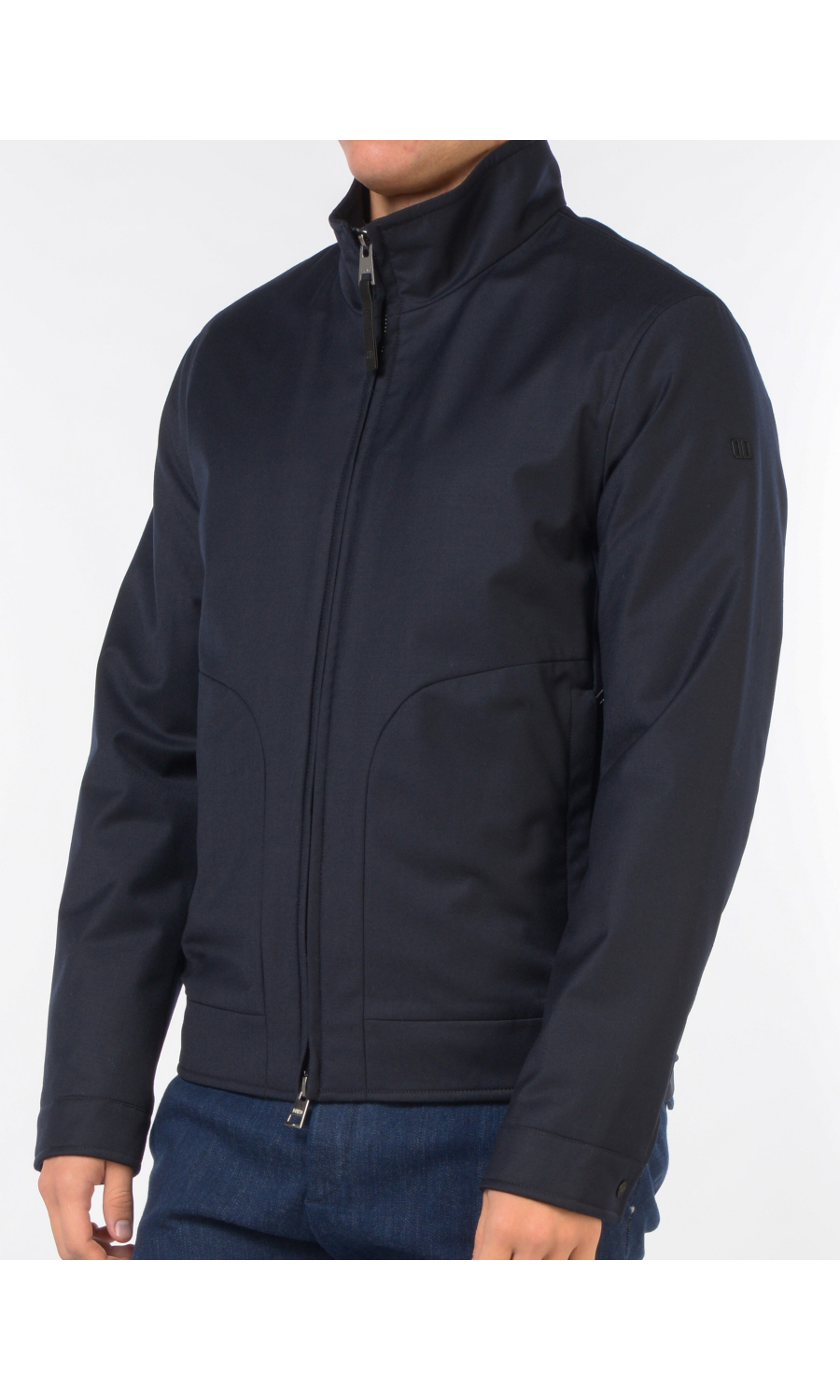 giubbino da uomo Duno in lana ecopelliccia