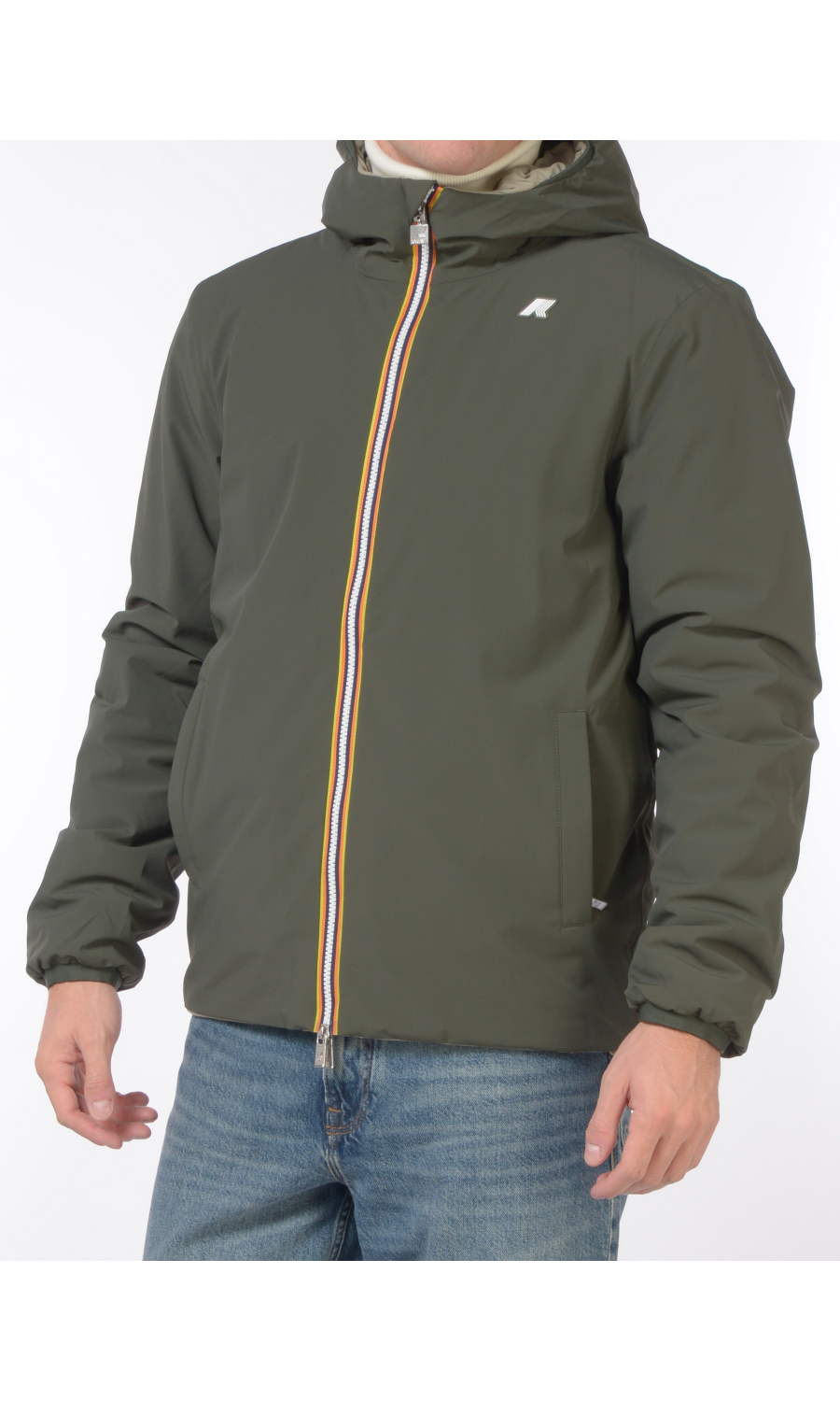 giubbino da uomo K Way jack st warm double