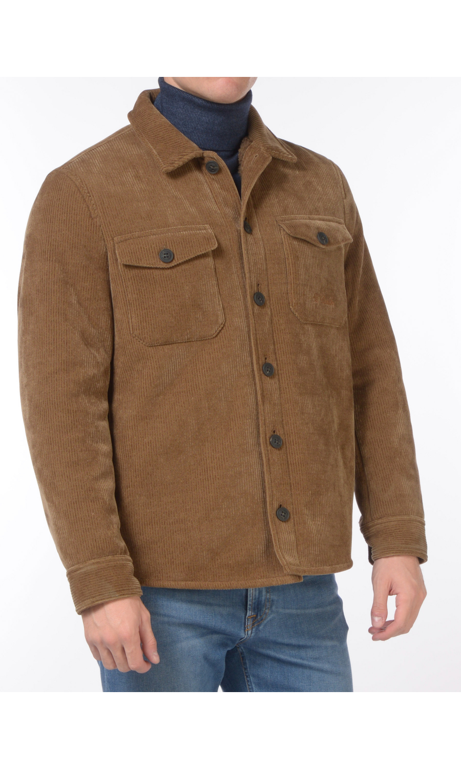 giubbino da uomo Mc2 Saint Barth giacca camicia in velluto