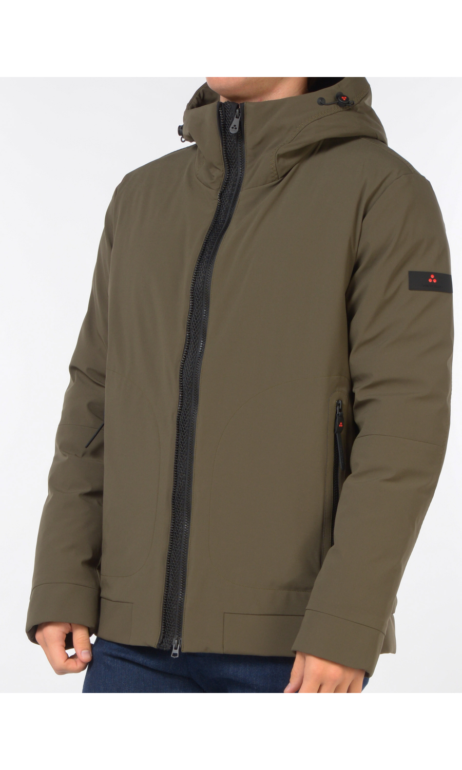 giubbino da uomo Peuterey con cappuccio e logo