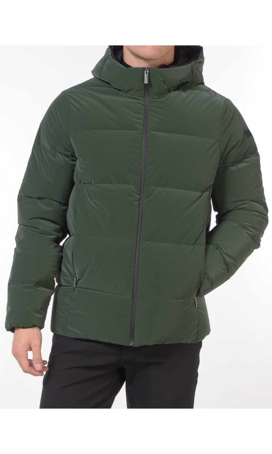 giubbino da uomo Rrd in piuma con cappuccio